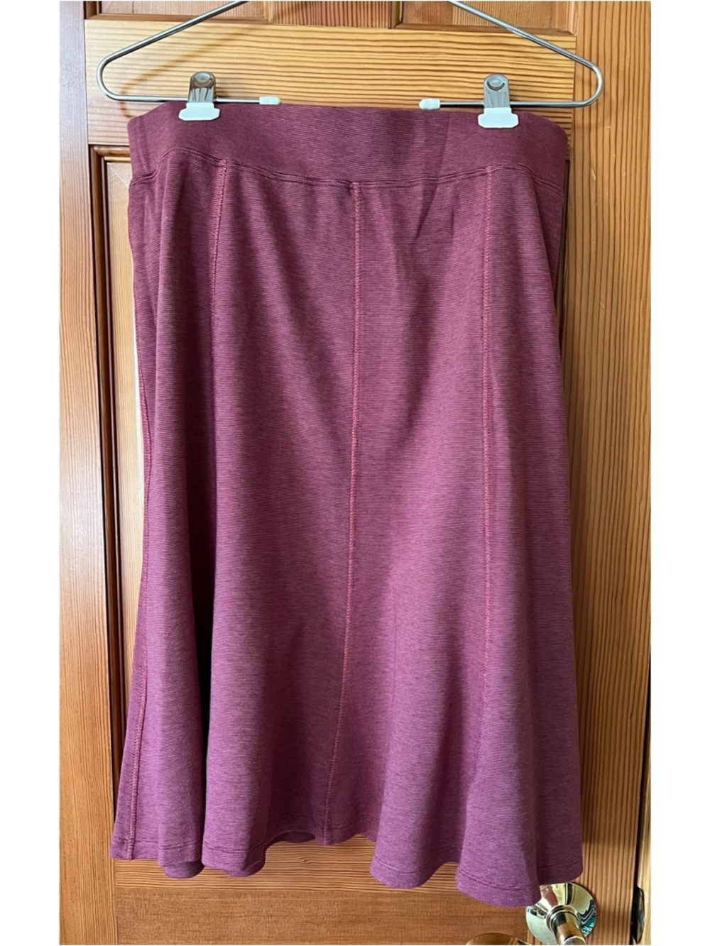 Horny Toad Plum Midi A-Line Skirt